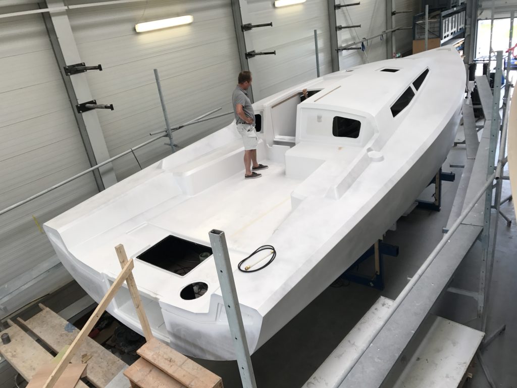 Agile 42 deck after paint